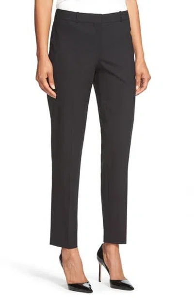 Hugo Boss Boss Tiluna Slim Stretch Wool Suit Trousers In Black