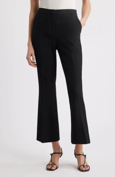 Hugo Boss Boss Timasa Ankle Flare Pants In Black