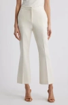 Hugo Boss Boss Timasa Flare Pants In Soft Cream