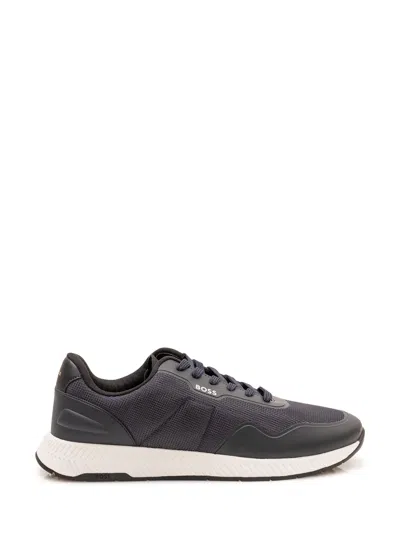 Hugo Boss Boss Titanium Sneakers With Innovative Inserts In Multi
