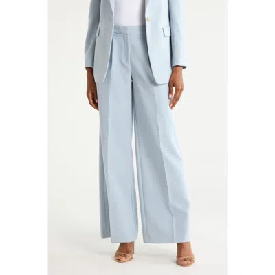 Hugo Boss Relaxed-fit Trousers In Soft Sateen In Burgundy