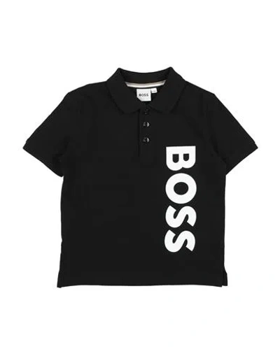 Hugo Boss Babies' Boss Toddler Boy Polo Shirt Black Size 5 Cotton