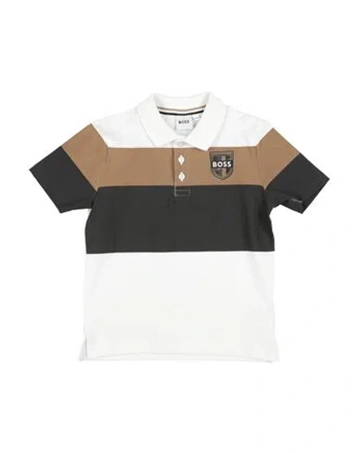 Hugo Boss Babies' Boss Toddler Boy Polo Shirt Khaki Size 6 Cotton, Elastane In Multi