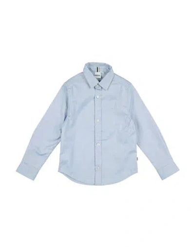 Hugo Boss Babies' Boss Toddler Boy Shirt Light Blue Size 6 Cotton