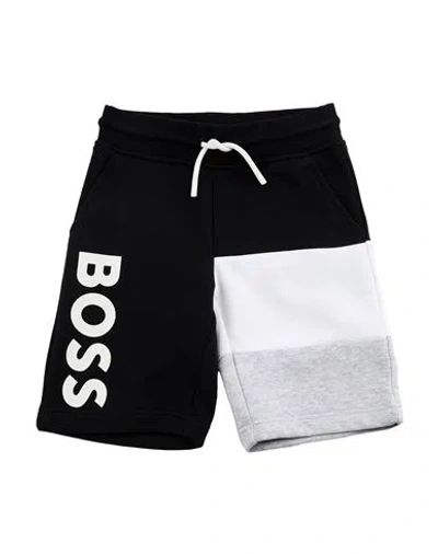 Hugo Boss Babies' Boss Toddler Boy Shorts & Bermuda Shorts Black Size 6 Cotton, Polyester, Elastane