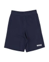 Hugo Boss Babies' Boss Toddler Boy Shorts & Bermuda Shorts Navy Size 5 Cotton, Polyester In Navy Blue