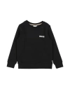 Hugo Boss Babies' Boss Toddler Boy Sweatshirt Black Size 6 Cotton, Polyester