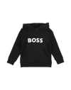 Hugo Boss Boss Toddler Boy Sweatshirt Black Size 6 Cotton, Polyester, Elastane