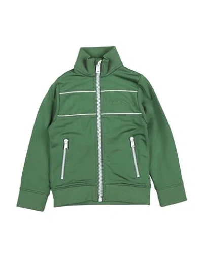 Hugo Boss Babies' Boss Toddler Boy Sweatshirt Green Size 6 Polyester