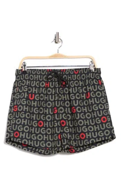 Hugo Boss Boss Tortuga Swim Trunks In Multi