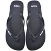 Hugo Boss Boss Tracy Flip Flops Navy In Blue