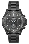 Hugo Boss Boss Troper Chronograph Bracelet Watch, 45mm In Grey