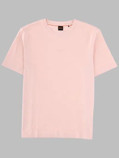 Hugo Boss Boss T-shirt Con Logo In Pink