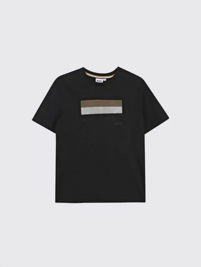 Hugo Boss Boss T-shirt Kids In Black