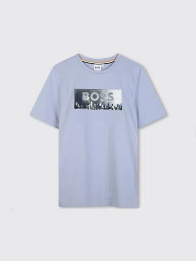 Hugo Boss Boss T-shirt Kids In Blue