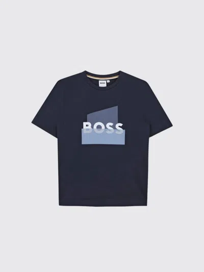 Hugo Boss Boss T-shirt Kids In Blue