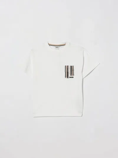 Hugo Boss Boss T-shirt Kids In White