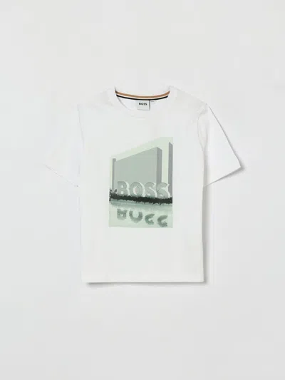 Hugo Boss Boss T-shirt Kids In White