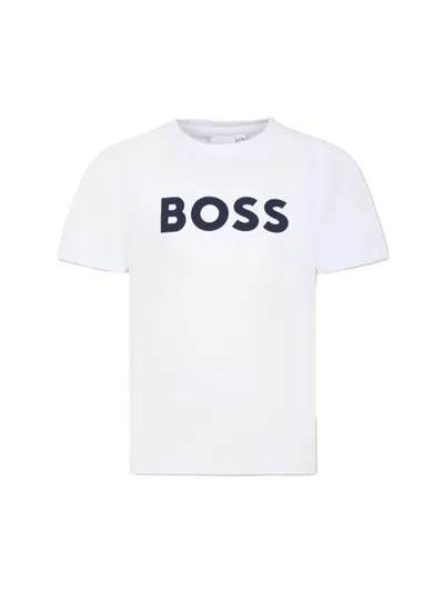 Hugo Boss Boss T-shirt Logo In White