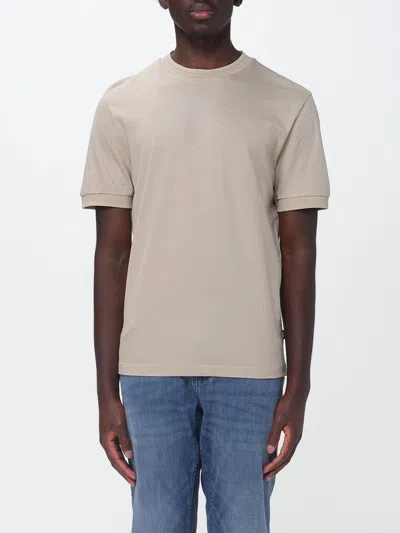 Hugo Boss Boss T-shirt Men In Brown