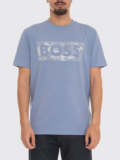 Hugo Boss Boss T-shirt Men In Blue