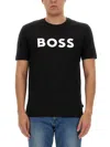 Hugo Boss Boss Tshirt Tiburt In Black