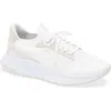 Hugo Boss Boss Ttnm Evo Knit Sneaker In White