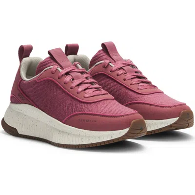 Hugo Boss Boss X Acbc Trainers With Speckled Effect In Light Pink