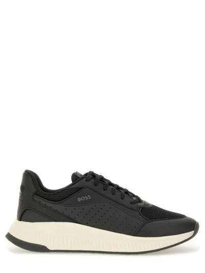 Hugo Boss Boss Jonah Runn Sneaker In Black