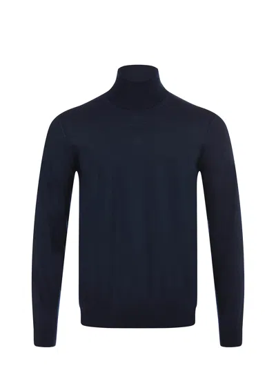 Hugo Boss Boss Turtleneck In Blue