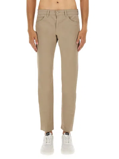 Hugo Boss Boss Twill Pants In Neutral
