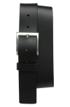 Hugo Boss Umbe Casual Leather Belt In Black