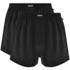 Hugo Boss Boss Underwear 2 Pack Boxer Shorts Black In Black