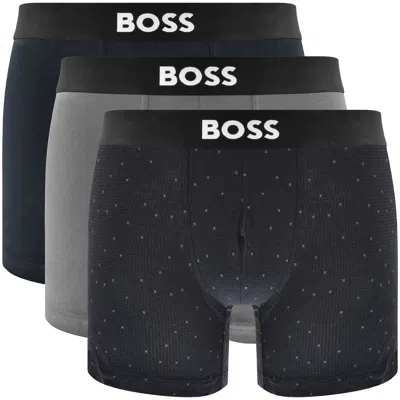 Hugo Boss Boss Underwear 3 Pack Boxer Briefs In Black