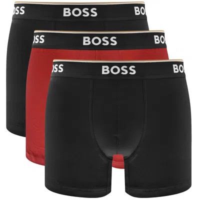 Hugo Boss Boss Underwear 3 Pack Power Boxer Briefs In Multi
