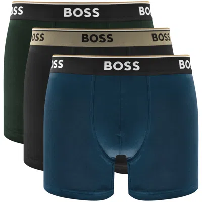 Hugo Boss Boss Underwear 3 Pack Power Boxer Briefs In Multi