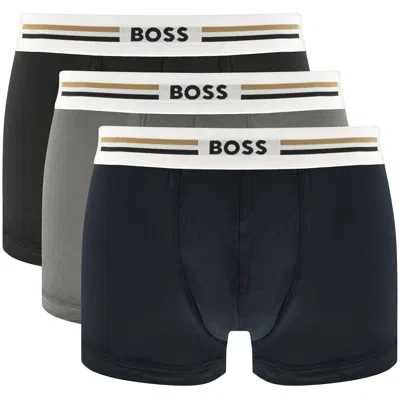 Hugo Boss Boss Underwear 3 Pack Revive Boxers In Multi
