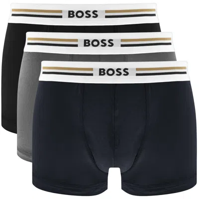 Hugo Boss Boss Underwear 3 Pack Revive Boxers In Multi