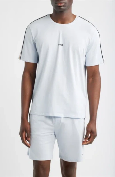 Hugo Boss Boss Unique Stretch Cotton Pajama T-shirt In White