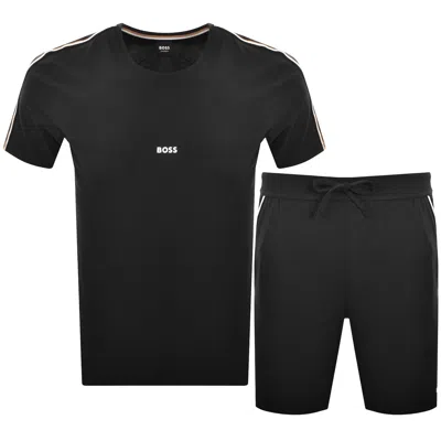 Hugo Boss Boss Unique T Shirt And Short Set Black