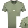 Hugo Boss Boss Unique T Shirt Open Green In Green