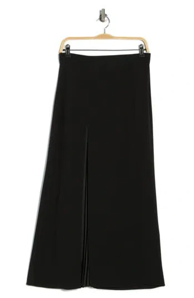 Hugo Boss Boss Vateza Front Slit Midi Skirt In Black