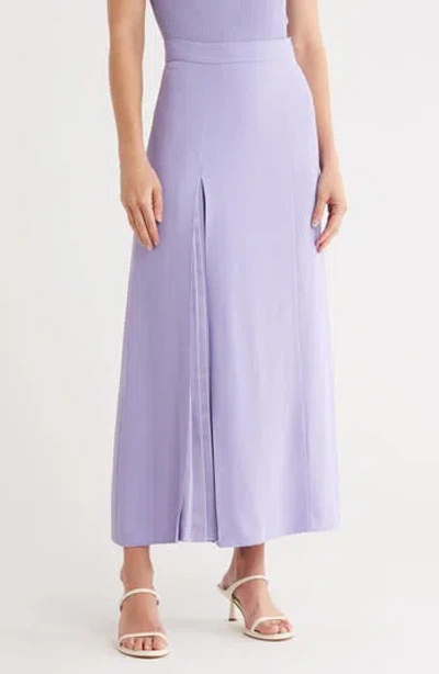 Hugo Boss Boss Vateza Pleated Skirt In Purple