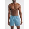 Hugo Boss Boss Vibe Swim Trunks In Blue