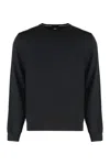 Hugo Boss Boss Virgin Wool Crew-neck Sweater In Black