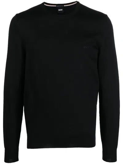 HUGO BOSS BOSS VIRGIN WOOL CREW-NECK SWEATER