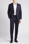 Hugo Boss Boss Virgin Wool Suit In Blue
