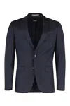 Hugo Boss Boss Virgin Wool Two-pieces Suit In Blue