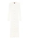 Hugo Boss Boss Orange Viscose Cardigan Dress With Polo Collar
