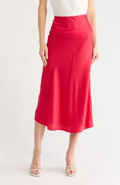 Hugo Boss Boss Visos Skirt In Red